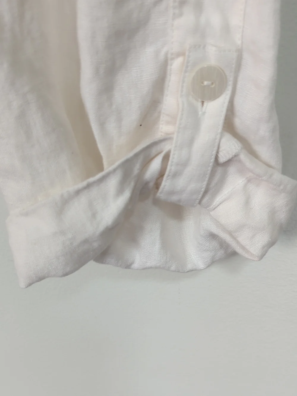 Pure Jill‎ By J. Jill Size XL White 100% Linen Elastic Waist Crop Pants